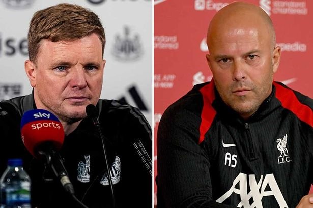 0_Eddie-Howe-and-Arne-Slot-press-conference-pictures